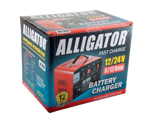 Зарядний пристрій для автомобільного акумулятора Alligator AC809
