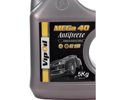 Антифриз VIPOIL G12 MEGA 40 red 5 кг (701435) 