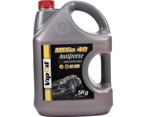 Антифриз VIPOIL G12 MEGA 40 red 5 кг (701435) 