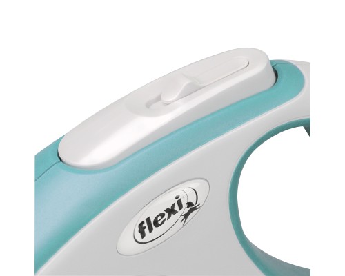 Повідок для собак Flexi New Comfort М стрічка 5 м (блакитний) (4000498043615)