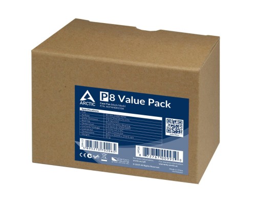 Кулер до корпусу Arctic P8 (5-Fan Pack) (ACFAN00153A)