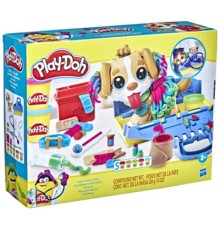 Набір для творчості Hasbro Play-Doh Прийом у ветеринара з пластиліном (F3639)