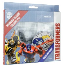 Підкладка настільна Kite силіконова розмальовка Transformers, 30х40см (TF22-424)