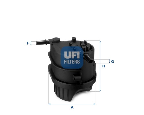 Фільтр паливний UFI 24.343.00