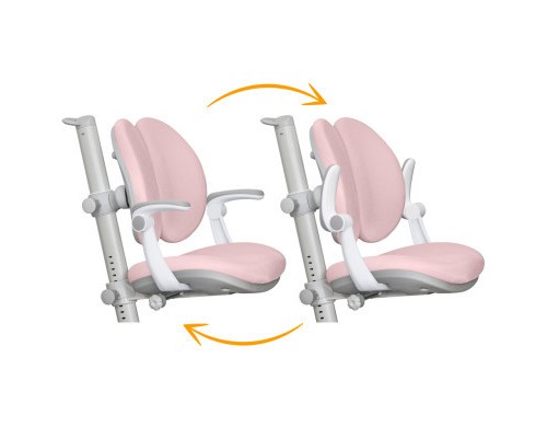Дитяче крісло Mealux Ortoback Duo Plus Pink (Y-510 KP Plus)