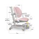 Дитяче крісло Mealux Ortoback Duo Plus Pink (Y-510 KP Plus)