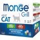 Вологий корм для кішок Monge Cat grill mix з кроликом та ягням 1.02 кг (8009470017534)