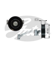 Ролик натягувача ременя Gates T36740