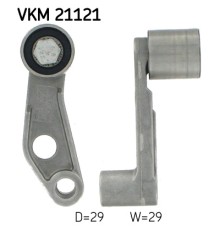Ролик натягувача ременя SKF VKM 21121