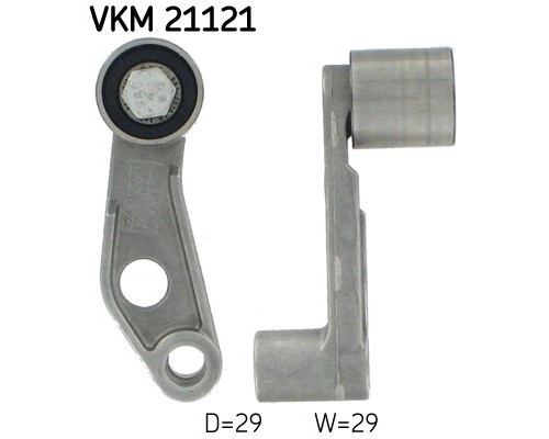 Ролик натягувача ременя SKF VKM 21121