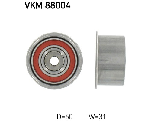 Ролик натягувача ременя SKF VKM 88004