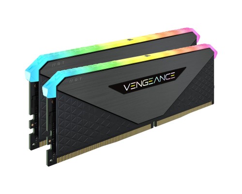 Модуль пам'яті для комп'ютера DDR4 16GB (2x8GB) 3600 MHz Vengeance RGB Pro RT Black Corsair (CMN16GX4M2Z3600C16)
