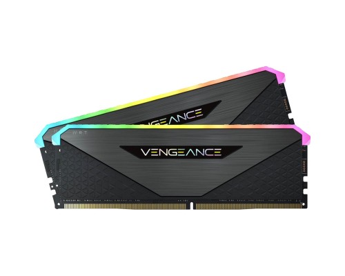 Модуль пам'яті для комп'ютера DDR4 16GB (2x8GB) 3600 MHz Vengeance RGB Pro RT Black Corsair (CMN16GX4M2Z3600C16)