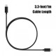 Дата кабель USB-C to USB-C 3.0m Choetech (CC0004)