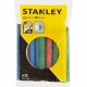 Клейові стержні Stanley d=11,3 мм, L= 100 мм, низкотемпературный, три цвета, 12 шт (STHT1-70436)