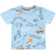 Футболка дитяча First kids з динозаврами (3032-98B-blue)