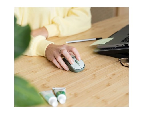Мишка Trust YVI+ Silent Eco Wireless Green (24552)