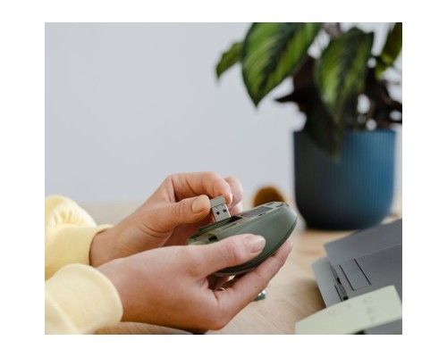 Мишка Trust YVI+ Silent Eco Wireless Green (24552)