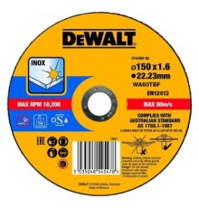 Круг відрізний DeWALT EXTREME, нержавіюча сталь/листовий метал, 150х1.6х22.23 мм (DT43907)