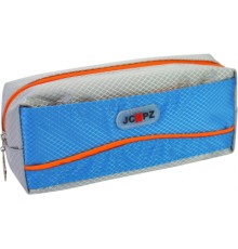Пенал Cool For School 2 відділення блакитно/сірий (J-2378-blue)