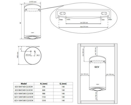 Бойлер Tesy 305083