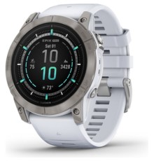 Смарт-годинник Garmin EPIX PRO (g2), 51, Saph, Ti, Whitestone, GPS (010-02804-11)