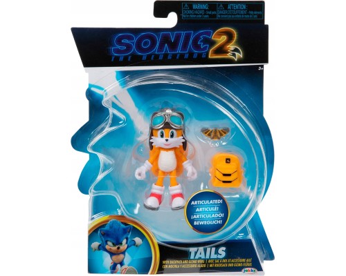 Фігурка Sonic the Hedgehog 2 W2 з артикуляцією - Тейлз 10 см (41498i)