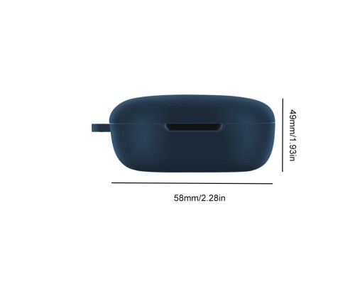 Чохол для навушників BeCover Silicon для Xiaomi Redmi Buds 4 Lite Deep Blue (709583)