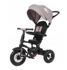 Дитячий велосипед QPlay Rito Rubber Grey складаний триколісний (S380-10GreyRubber)