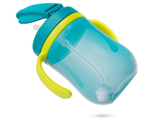 Поїльник-непроливайка Baboo Marine із гравітаційною кулькою, 300 мл, 9+ міс, зелена (8-133)