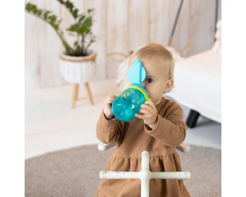 Поїльник-непроливайка Baboo Marine із гравітаційною кулькою, 300 мл, 9+ міс, зелена (8-133)