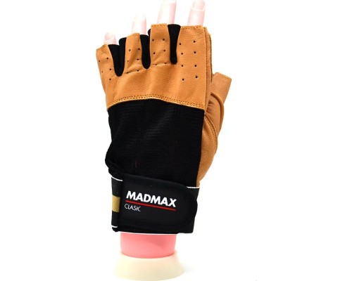 Рукавички для фітнесу MadMax MFG-248 Clasic Brown M (MFG-248-Brown_M)
