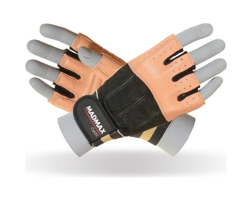 Рукавички для фітнесу MadMax MFG-248 Clasic Brown M (MFG-248-Brown_M)