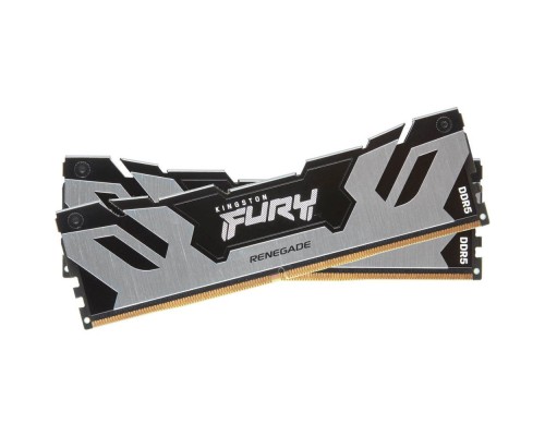 Модуль пам'яті для комп'ютера DDR5 64GB (2x32GB) 6000 MHz Renegade Silver XMP Kingston Fury (ex.HyperX) (KF560C32RSK2-64) Модуль пам'яті для комп'ютера DDR5 64GB (2x32GB) 6000 MHz Renegade Silver XMP Kingston Fury (ex.HyperX) (KF560C32RSK2-64)