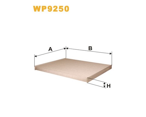 Фільтр салону Wixfiltron WP9250 Фільтр салону Wixfiltron WP9250