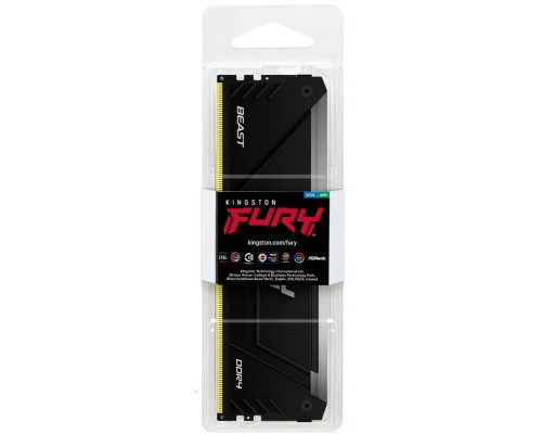 Модуль пам'яті для комп'ютера DDR4 16GB 3200 MHz Beast RGB Kingston Fury (ex.HyperX) (KF432C16BB2A/16) Модуль пам'яті для комп'ютера DDR4 16GB 3200 MHz Beast RGB Kingston Fury (ex.HyperX) (KF432C16BB2A/16)