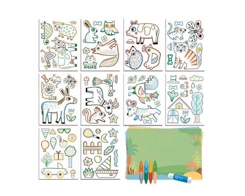 Набір для творчості Djeco Світ для створення тварин (DJ08997)