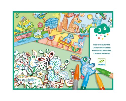 Набір для творчості Djeco Світ для створення тварин (DJ08997)