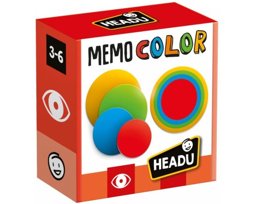 Розвиваюча іграшка Headu гра Мемо кольори (MU51289)