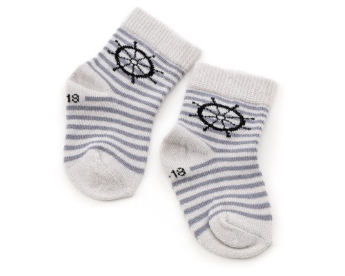 Шкарпетки дитячі UCS Socks зі штурвалом (M0C0101-0816-1B-gray)