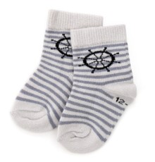 Шкарпетки дитячі UCS Socks зі штурвалом (M0C0101-0816-1B-gray)