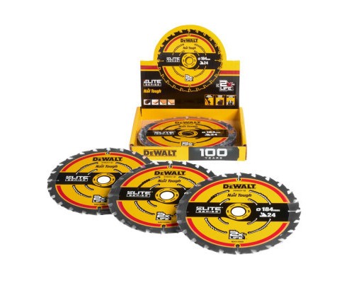 Круг відрізний DeWALT ELITE EXTREME, 184х16х24, кут заточування 18 гр. (DT10401)