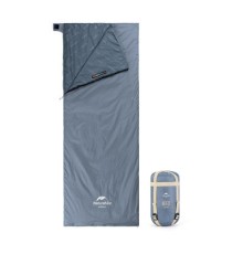Спальний мішок Naturehike надлегкий Ultralight LW180 NH21MSD09 лівий (15°C) p-p XL сіро-синій (6927595777978-L)