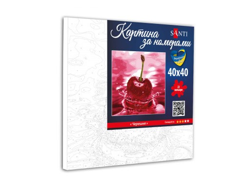 Картина по номерам Santi Черешня, 40*40 (954842)