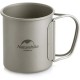 Чашка туристична Naturehike NH20CJ005 титанова з ручкою 450 мл (6927595745786)