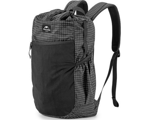 Рюкзак туристичний Naturehike NH20BB206 20 л графіт в клітинку (6927595772751)