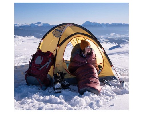 Спальний мішок Turbat Kuk пуховий 700 legion blue/dark cheddar 185 см (012.005.0367)