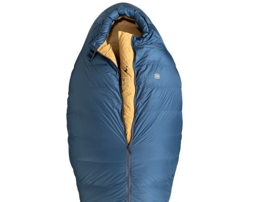 Спальний мішок Turbat Kuk пуховий 700 legion blue/dark cheddar 185 см (012.005.0367)