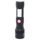 Ліхтар Quantum Adept 10W LED zoom +COB з USB+ Li-ion18650/2600mAh (QM-FL1031-18650/2600)
