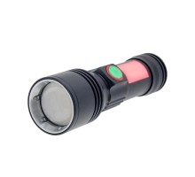 Ліхтар Quantum Adept 10W LED zoom +COB з USB+ Li-ion18650/2600mAh (QM-FL1031-18650/2600)